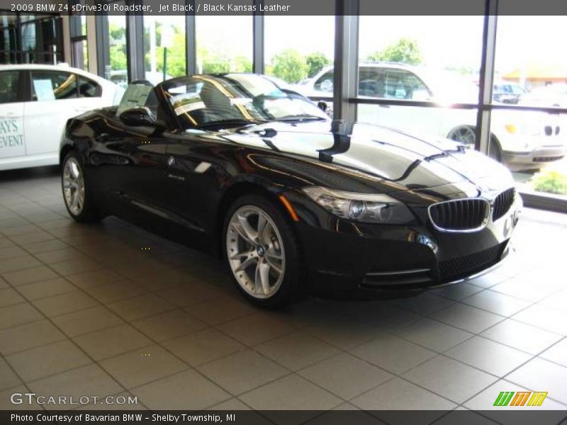 Jet Black / Black Kansas Leather 2009 BMW Z4 sDrive30i Roadster