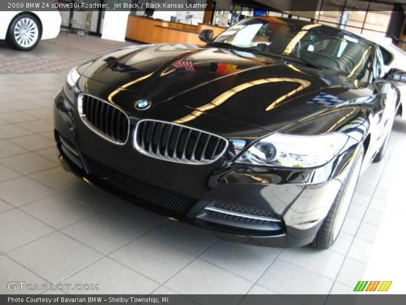 Jet Black / Black Kansas Leather 2009 BMW Z4 sDrive30i Roadster