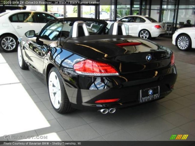 Jet Black / Black Kansas Leather 2009 BMW Z4 sDrive30i Roadster