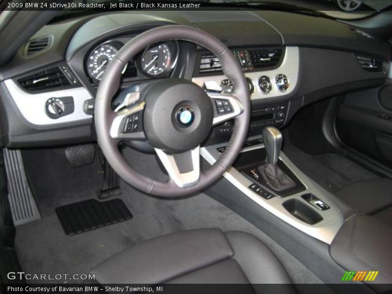 Jet Black / Black Kansas Leather 2009 BMW Z4 sDrive30i Roadster