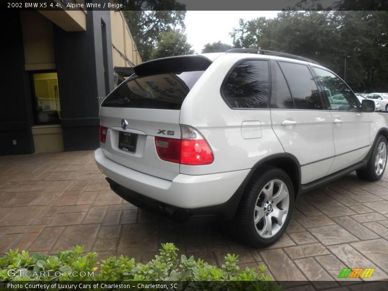 Alpine White / Beige 2002 BMW X5 4.4i