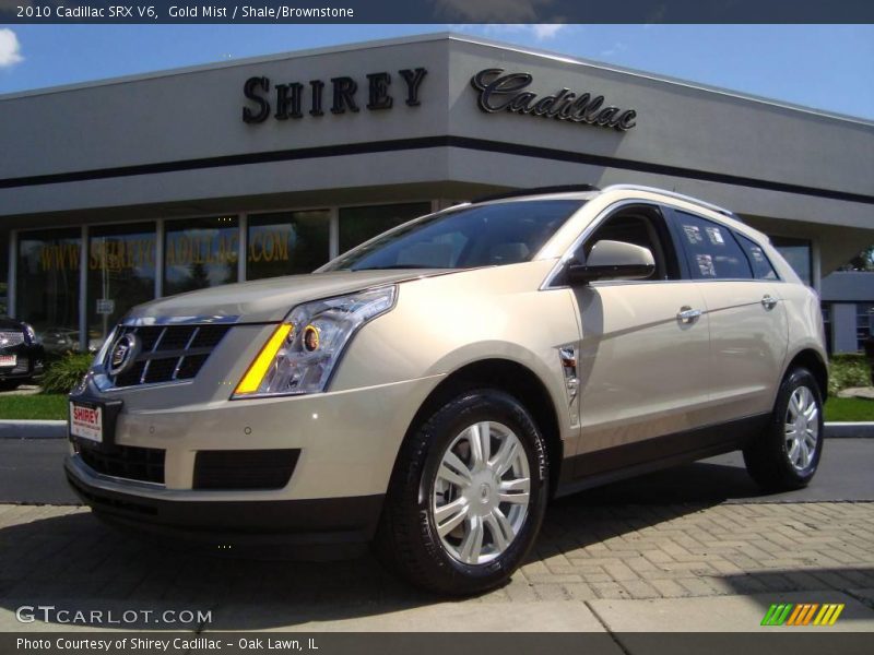 Gold Mist / Shale/Brownstone 2010 Cadillac SRX V6