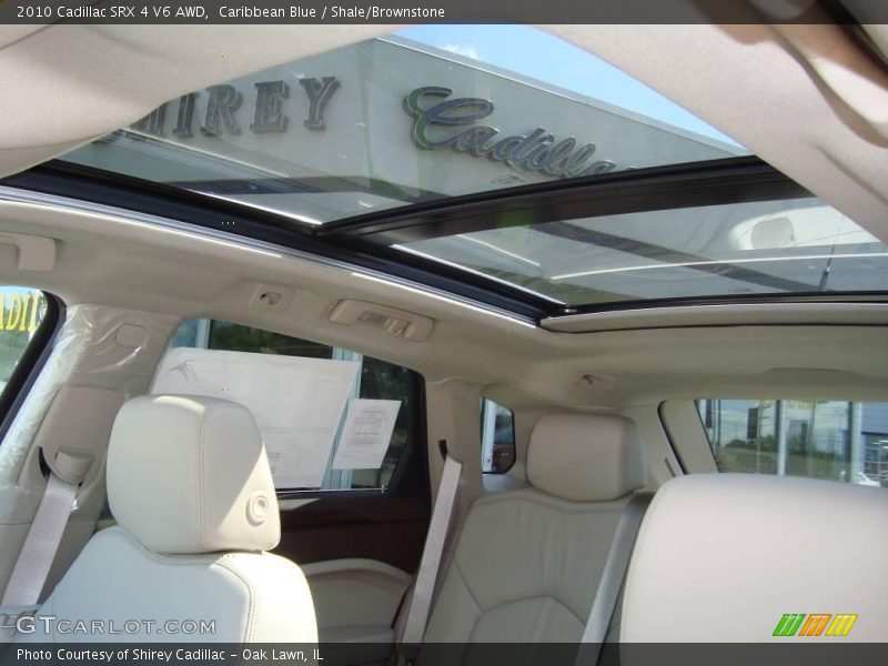 Caribbean Blue / Shale/Brownstone 2010 Cadillac SRX 4 V6 AWD