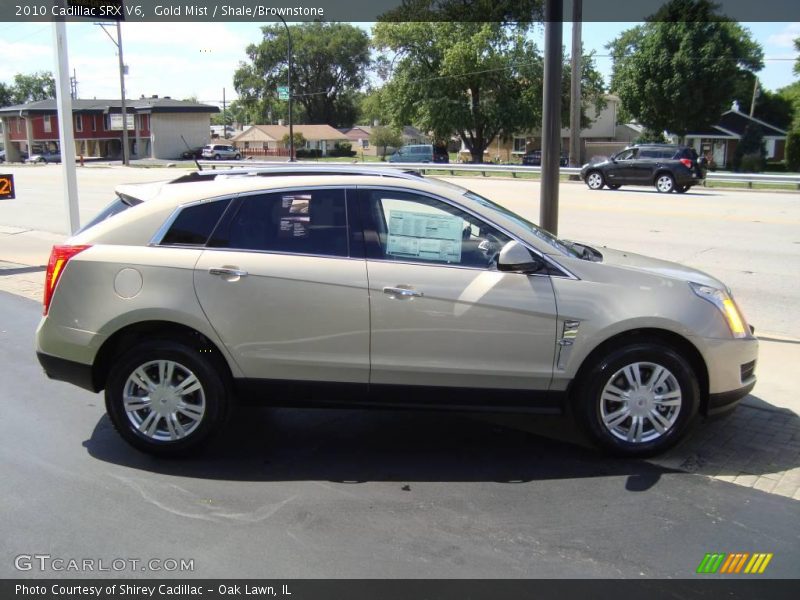 Gold Mist / Shale/Brownstone 2010 Cadillac SRX V6