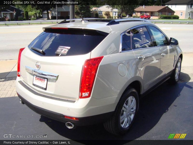 Gold Mist / Shale/Brownstone 2010 Cadillac SRX V6