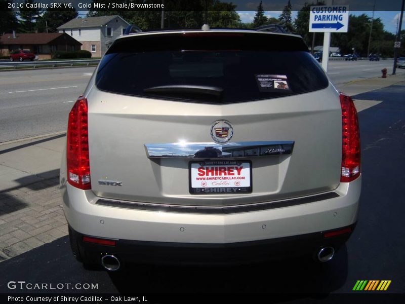 Gold Mist / Shale/Brownstone 2010 Cadillac SRX V6