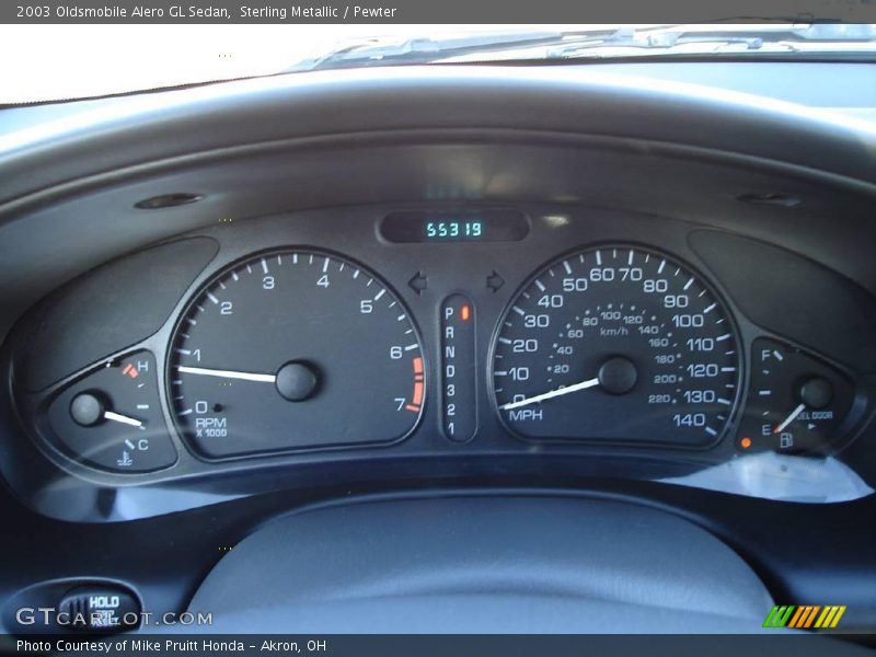 Sterling Metallic / Pewter 2003 Oldsmobile Alero GL Sedan