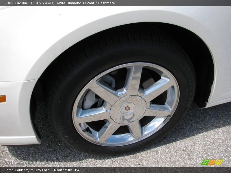 White Diamond Tricoat / Cashmere 2009 Cadillac STS 4 V6 AWD