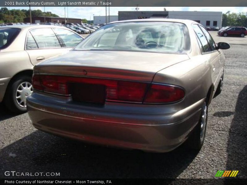 Light Sandrift Metallic / Taupe 2001 Buick Century Custom