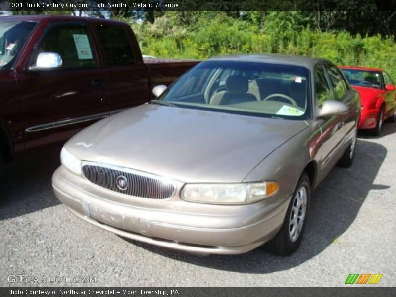Light Sandrift Metallic / Taupe 2001 Buick Century Custom