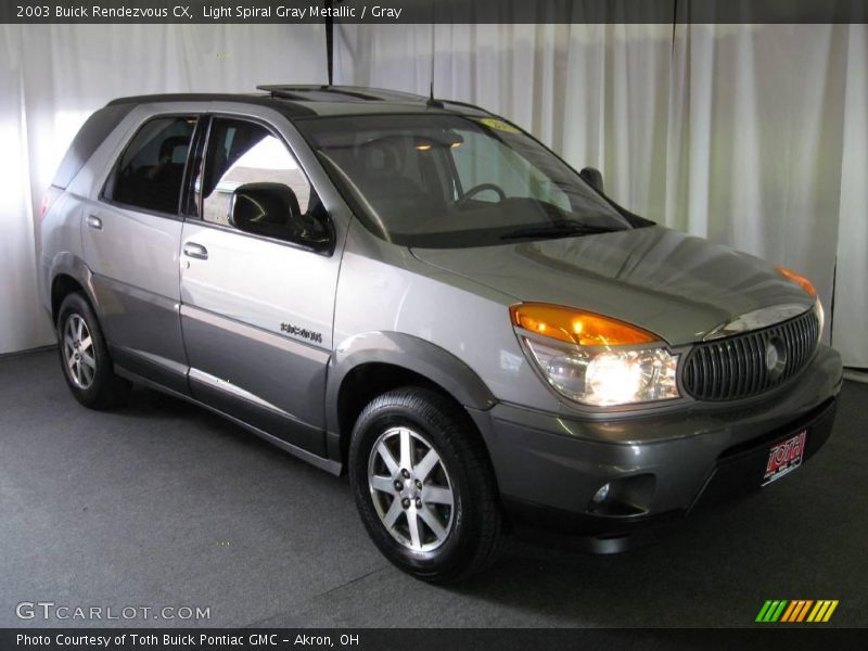 Light Spiral Gray Metallic / Gray 2003 Buick Rendezvous CX