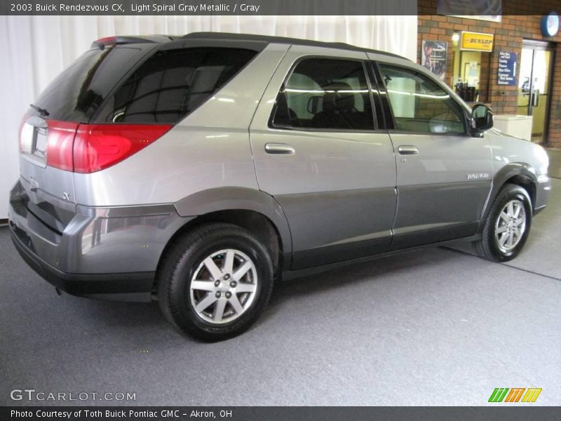 Light Spiral Gray Metallic / Gray 2003 Buick Rendezvous CX