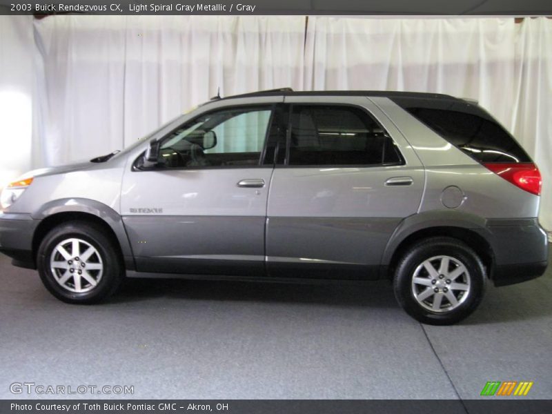 Light Spiral Gray Metallic / Gray 2003 Buick Rendezvous CX