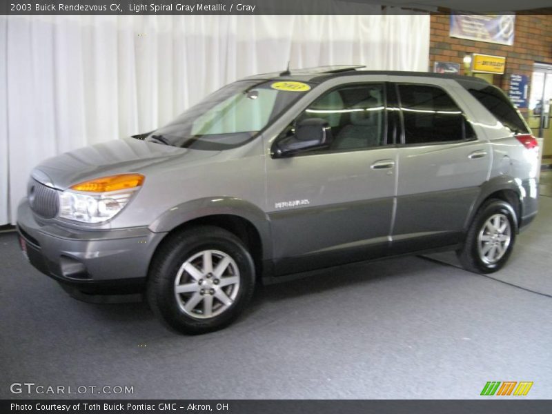 Light Spiral Gray Metallic / Gray 2003 Buick Rendezvous CX