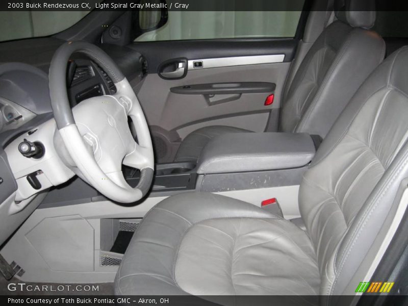 Light Spiral Gray Metallic / Gray 2003 Buick Rendezvous CX