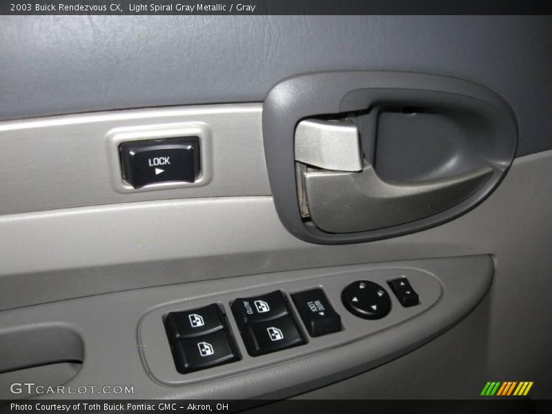 Light Spiral Gray Metallic / Gray 2003 Buick Rendezvous CX