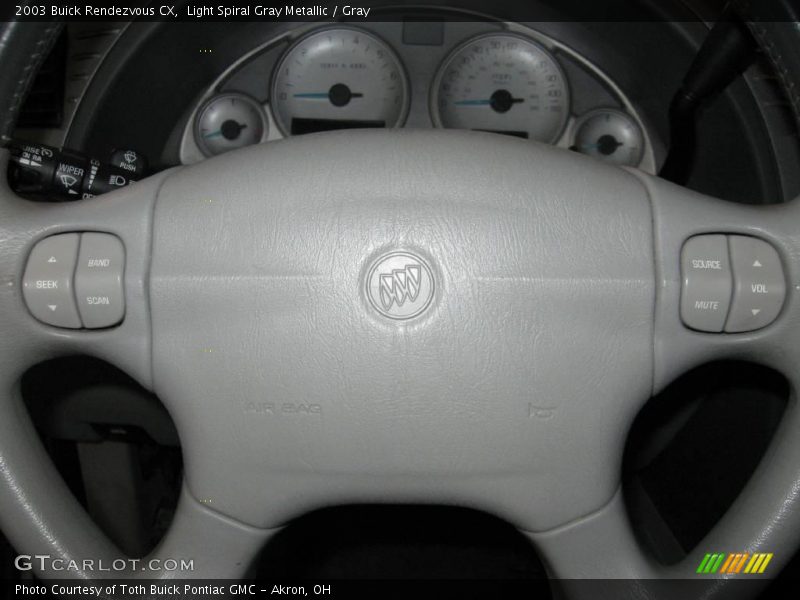 Light Spiral Gray Metallic / Gray 2003 Buick Rendezvous CX