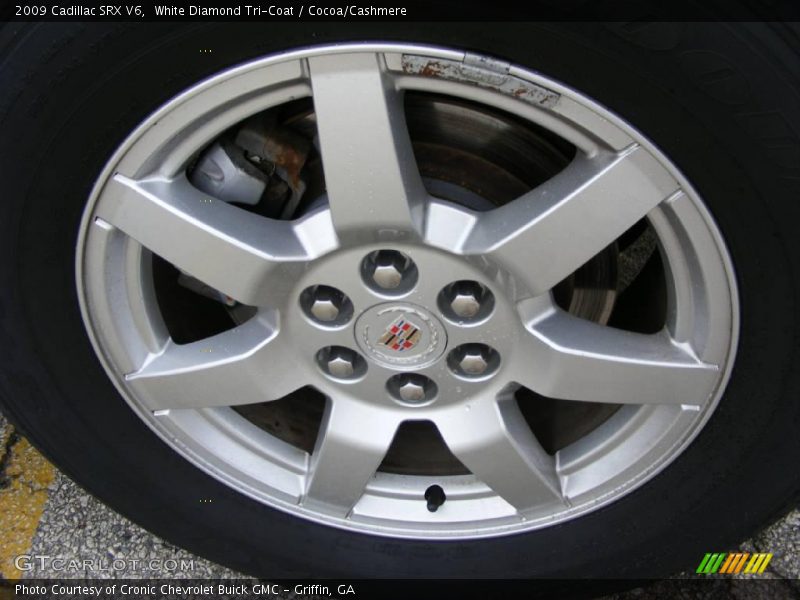 White Diamond Tri-Coat / Cocoa/Cashmere 2009 Cadillac SRX V6