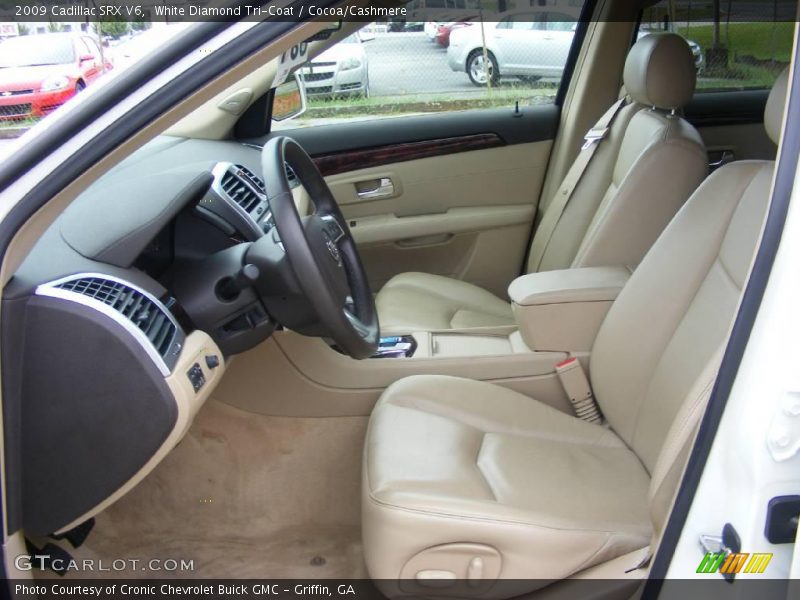 White Diamond Tri-Coat / Cocoa/Cashmere 2009 Cadillac SRX V6