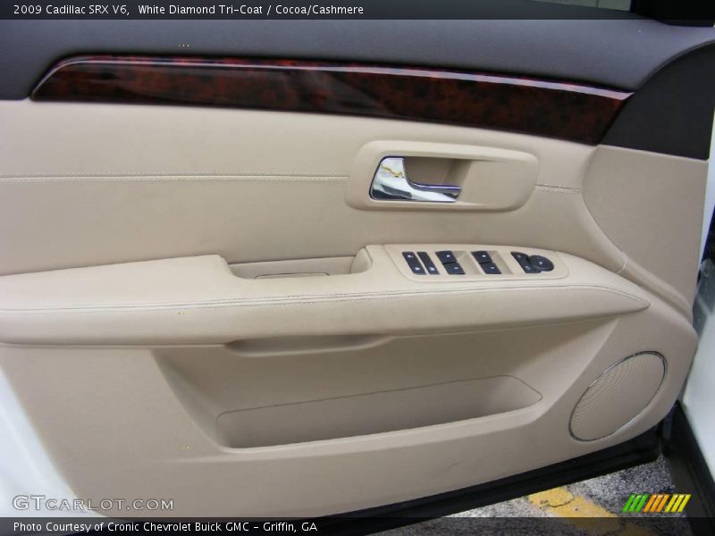 White Diamond Tri-Coat / Cocoa/Cashmere 2009 Cadillac SRX V6