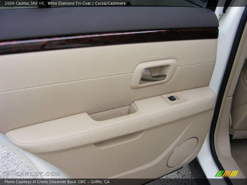 White Diamond Tri-Coat / Cocoa/Cashmere 2009 Cadillac SRX V6