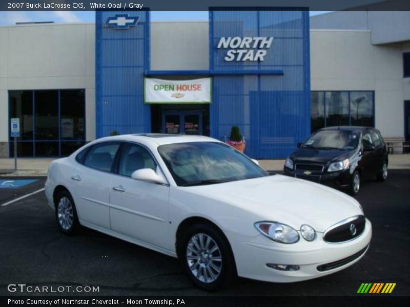 White Opal / Gray 2007 Buick LaCrosse CXS