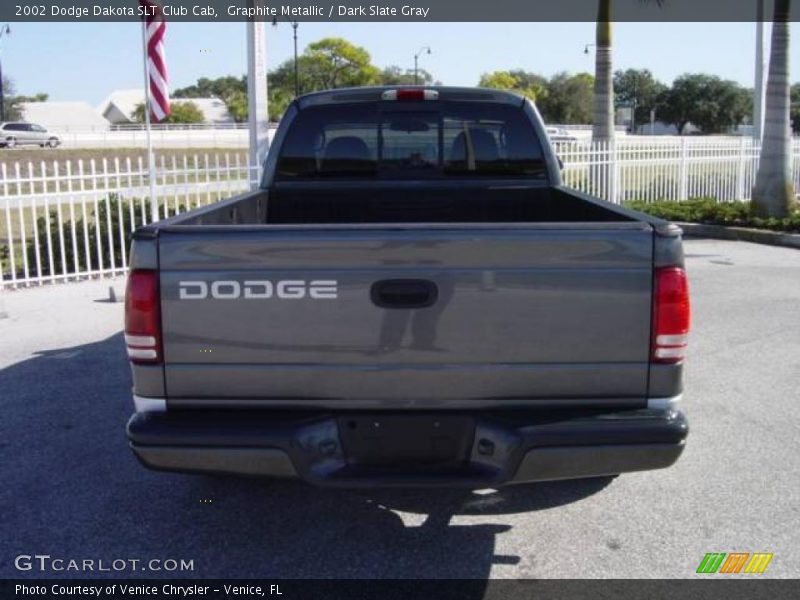 Graphite Metallic / Dark Slate Gray 2002 Dodge Dakota SLT Club Cab