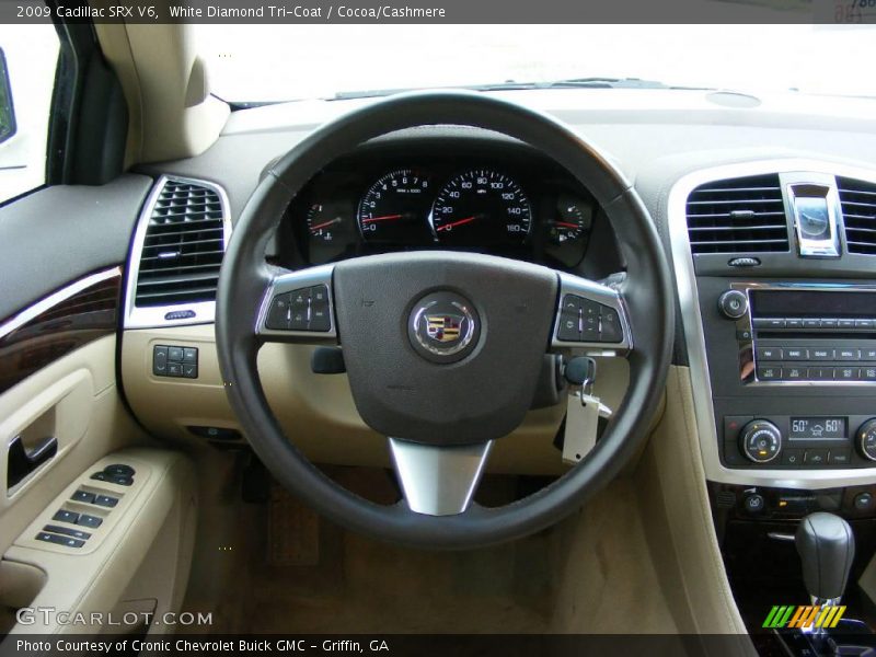 White Diamond Tri-Coat / Cocoa/Cashmere 2009 Cadillac SRX V6