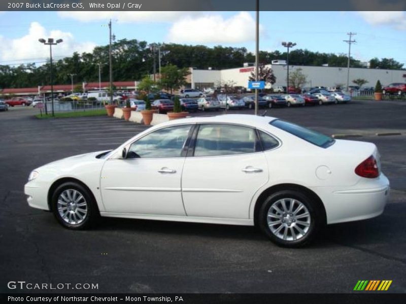 White Opal / Gray 2007 Buick LaCrosse CXS