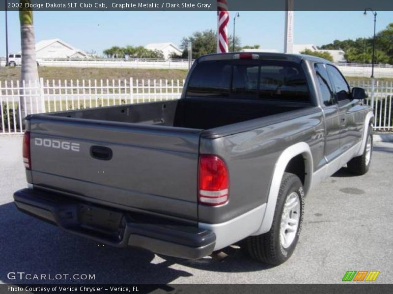 Graphite Metallic / Dark Slate Gray 2002 Dodge Dakota SLT Club Cab