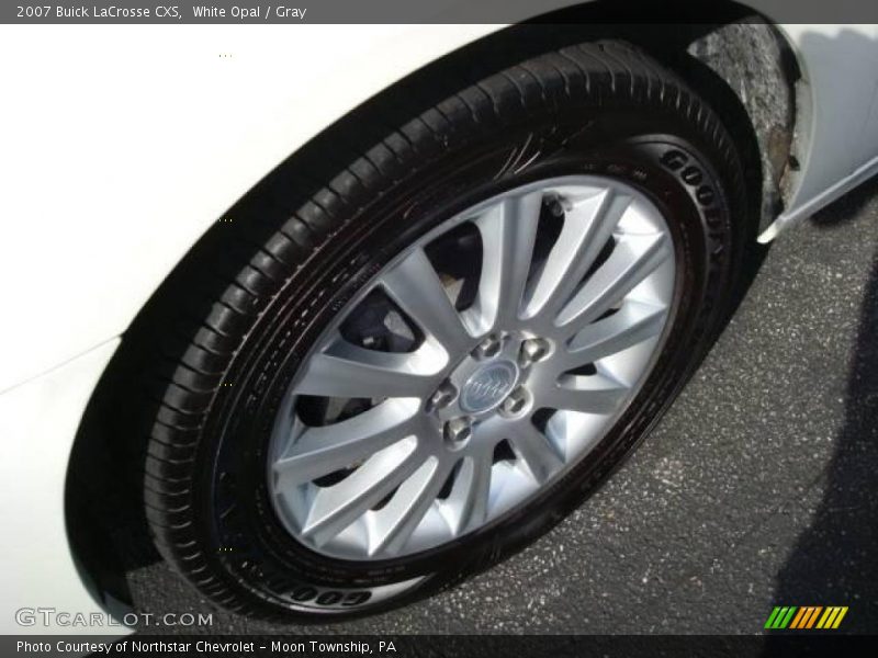 White Opal / Gray 2007 Buick LaCrosse CXS