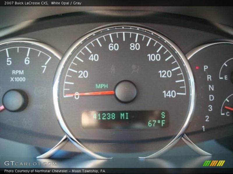 White Opal / Gray 2007 Buick LaCrosse CXS