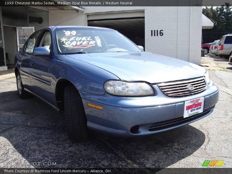 Medium Opal Blue Metallic / Medium Neutral 1999 Chevrolet Malibu Sedan