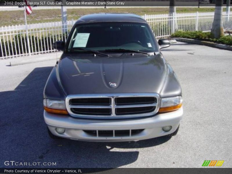 Graphite Metallic / Dark Slate Gray 2002 Dodge Dakota SLT Club Cab
