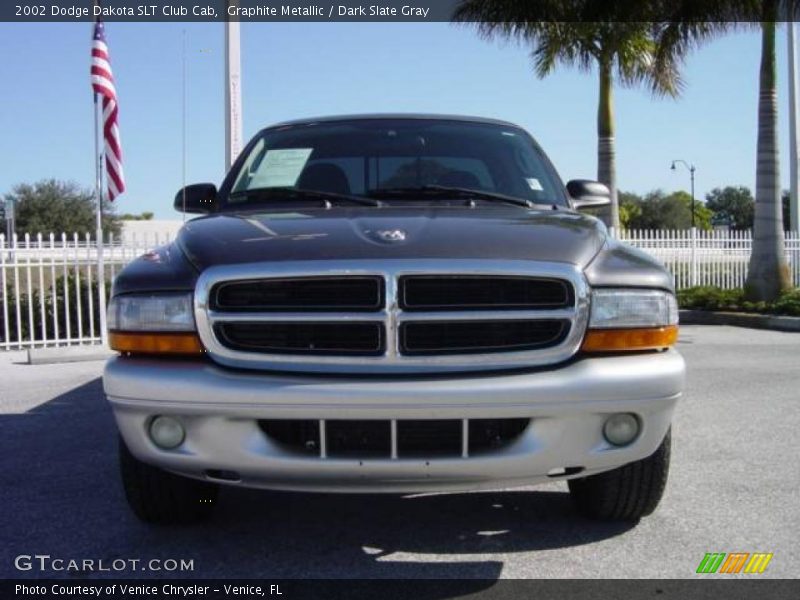 Graphite Metallic / Dark Slate Gray 2002 Dodge Dakota SLT Club Cab