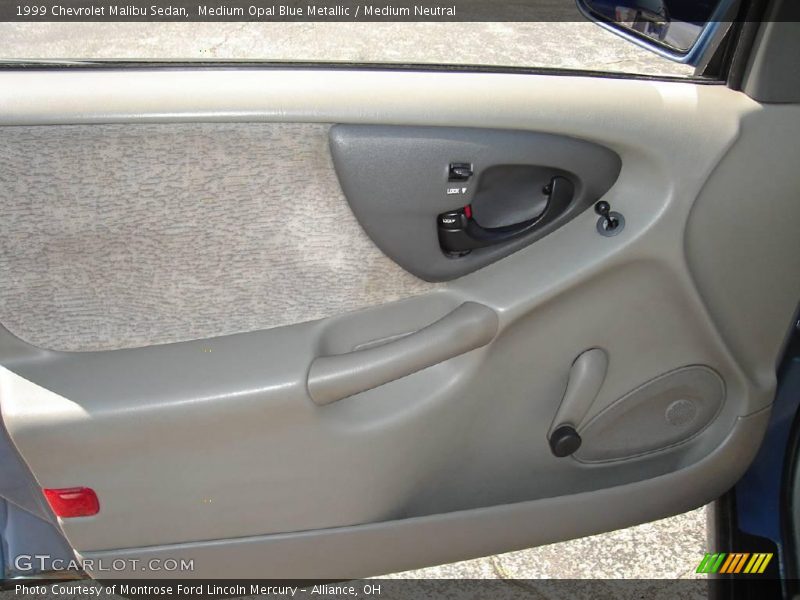 Medium Opal Blue Metallic / Medium Neutral 1999 Chevrolet Malibu Sedan