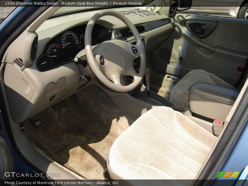Medium Opal Blue Metallic / Medium Neutral 1999 Chevrolet Malibu Sedan