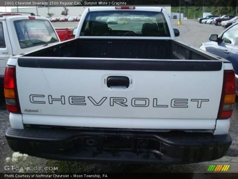Summit White / Graphite 2001 Chevrolet Silverado 1500 Regular Cab