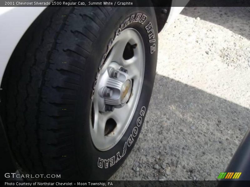 Summit White / Graphite 2001 Chevrolet Silverado 1500 Regular Cab