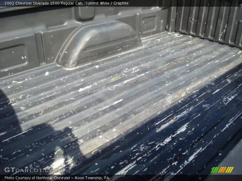 Summit White / Graphite 2001 Chevrolet Silverado 1500 Regular Cab
