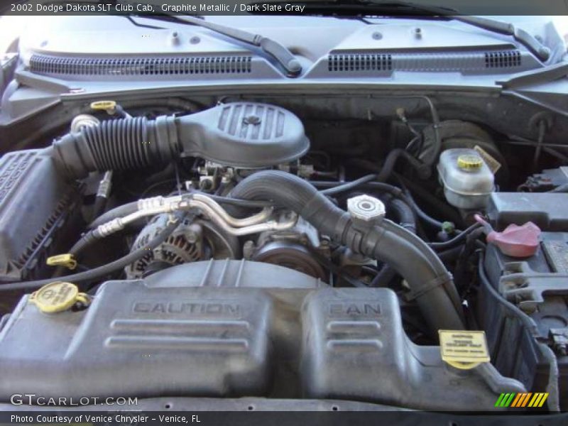 Graphite Metallic / Dark Slate Gray 2002 Dodge Dakota SLT Club Cab