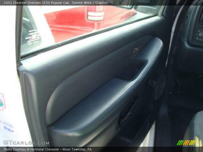 Summit White / Graphite 2001 Chevrolet Silverado 1500 Regular Cab