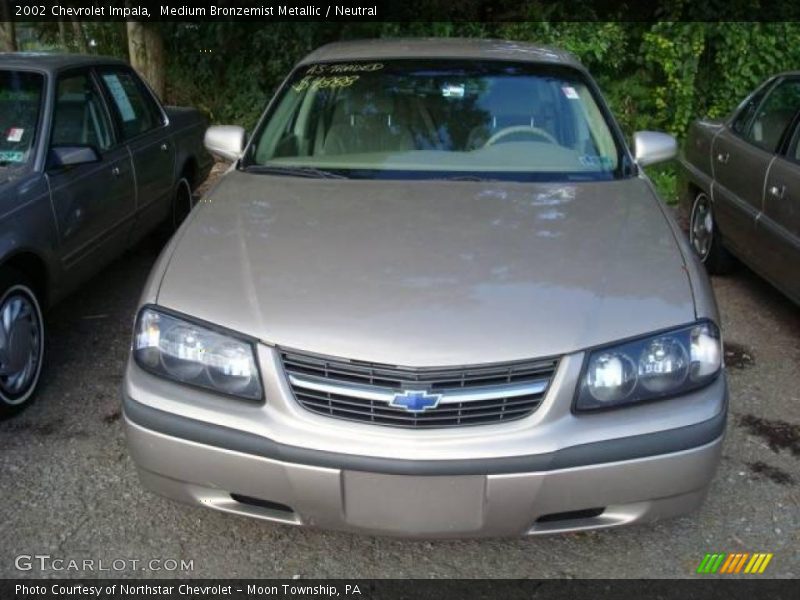 Medium Bronzemist Metallic / Neutral 2002 Chevrolet Impala