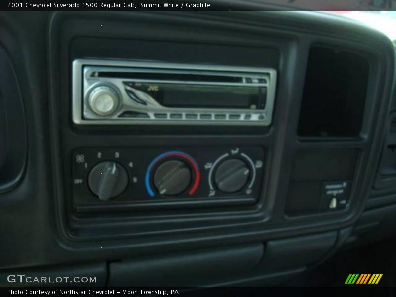 Summit White / Graphite 2001 Chevrolet Silverado 1500 Regular Cab