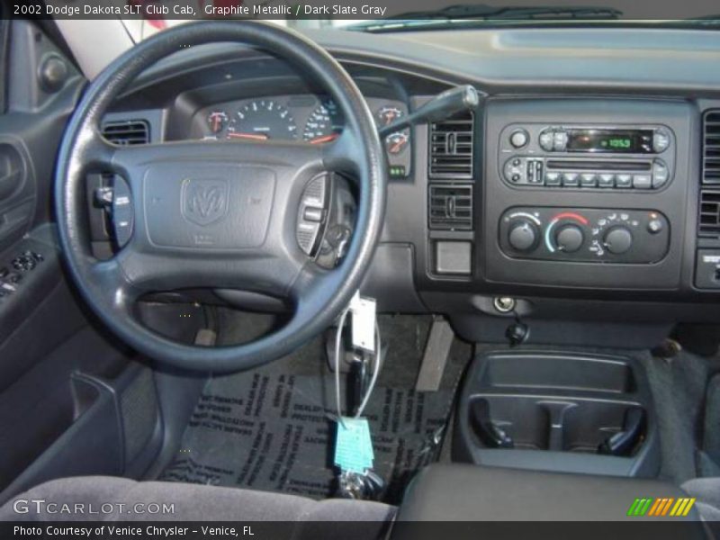 Graphite Metallic / Dark Slate Gray 2002 Dodge Dakota SLT Club Cab