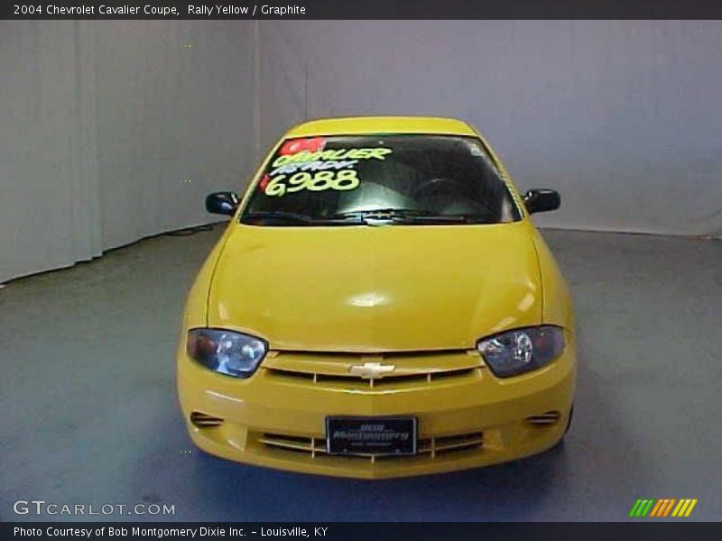 Rally Yellow / Graphite 2004 Chevrolet Cavalier Coupe
