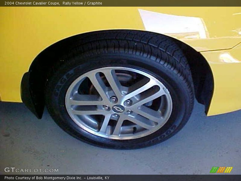 Rally Yellow / Graphite 2004 Chevrolet Cavalier Coupe