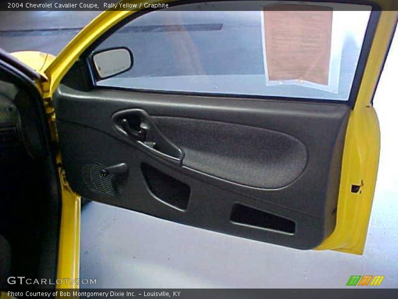 Rally Yellow / Graphite 2004 Chevrolet Cavalier Coupe