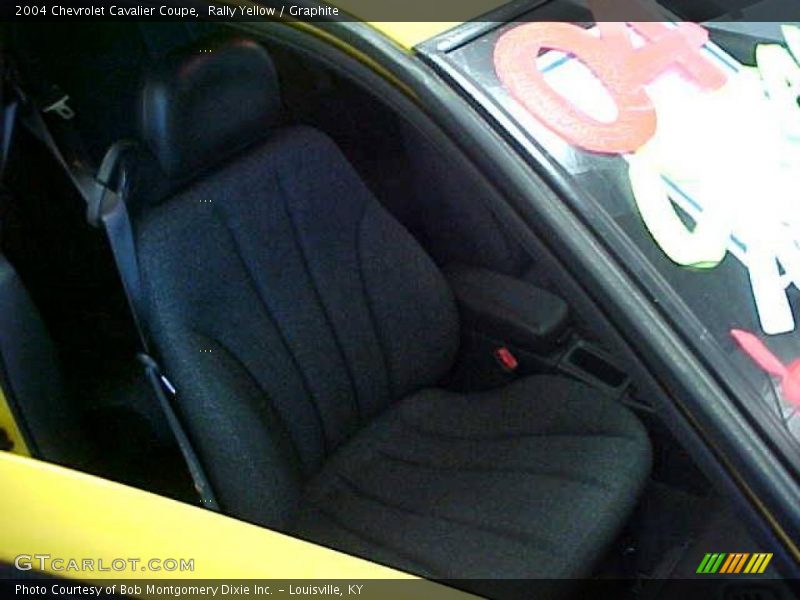 Rally Yellow / Graphite 2004 Chevrolet Cavalier Coupe