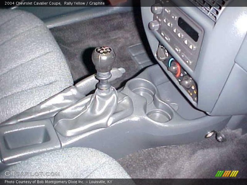Rally Yellow / Graphite 2004 Chevrolet Cavalier Coupe